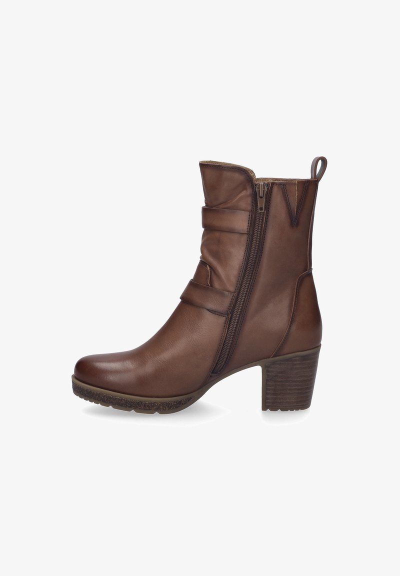 Josef Seibel GLORIA  - Platform ankle boots - cognac