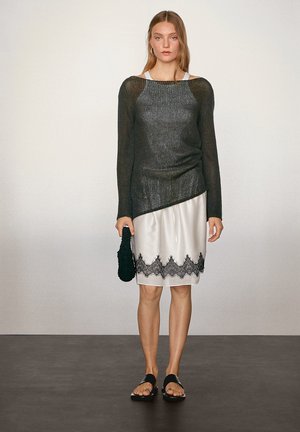 A-line skirt - white
