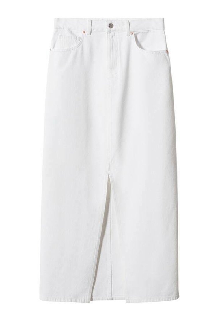 Mango Jeansrok wit Mango Jeansrok wit