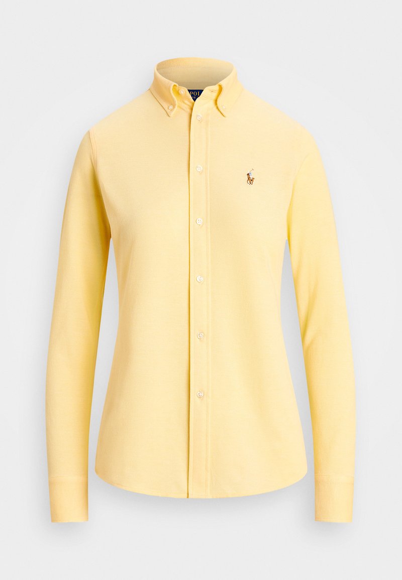 Polo Ralph Lauren OXFORD MESH LONG SLEEVE BOYFRIEND SHIRT - Button 