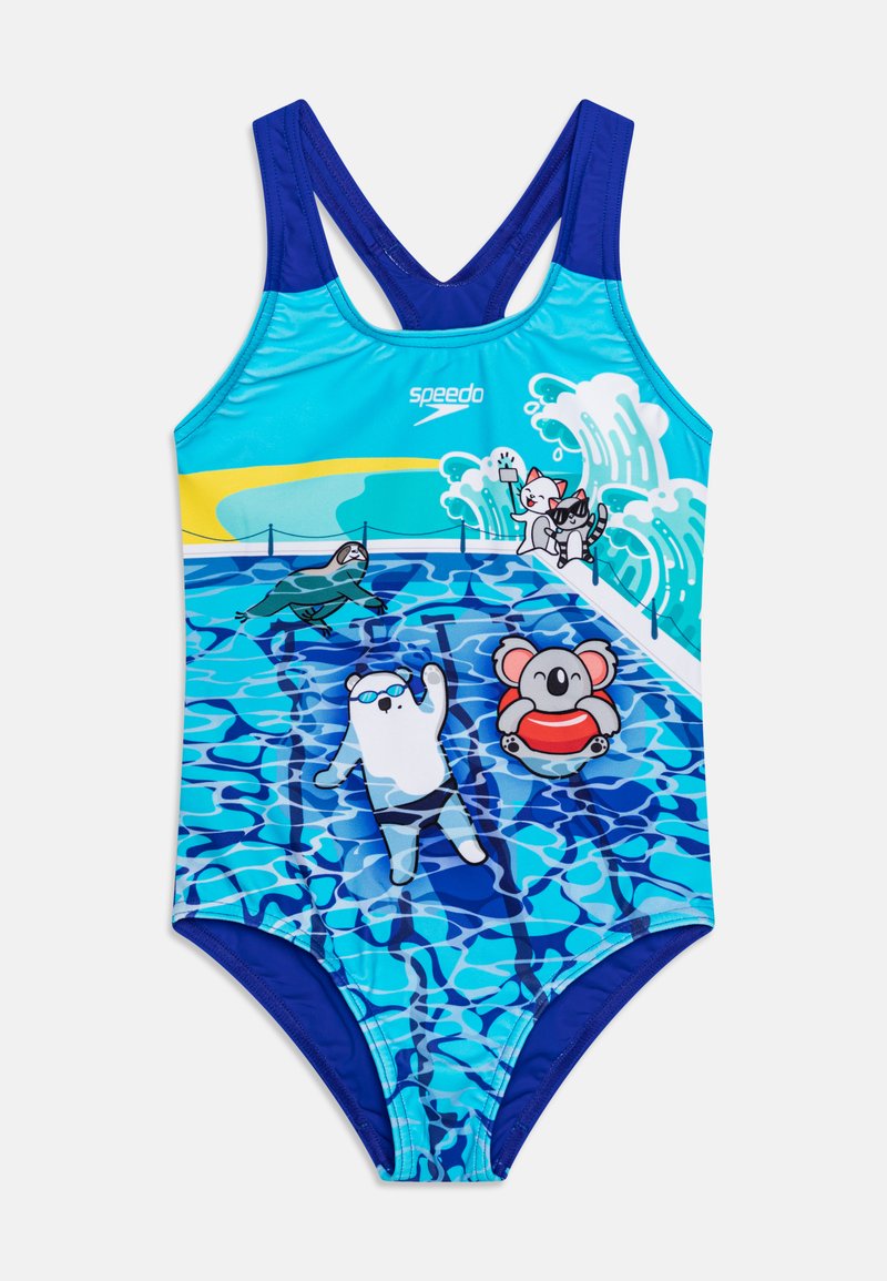 Speedo DIGI Maillot de bain azure/giallo yellow/new turqoise/coba/rose ZALANDO.FR