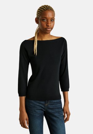 Maglione Donna United Colors Of Benetton - Cotone 100%, Scollo A V, Maniche Lunghe, Costine