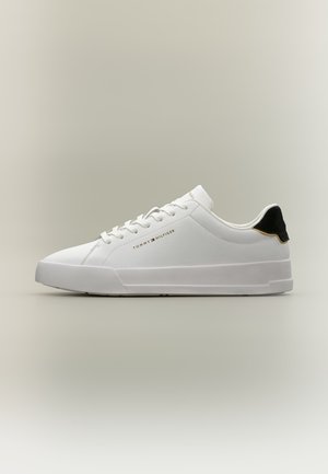 Tommy Hilfiger, MIX COURT SNEAKERS - Sneakers basse - white/black/gold-coloured