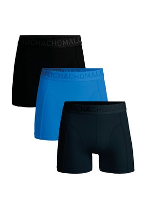 MUCHACHOMALO 3-PACK MICROFIBER SOLID - Kurze Boxershorts - black blue