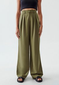 CALLI POLLY - Hlače - khaki