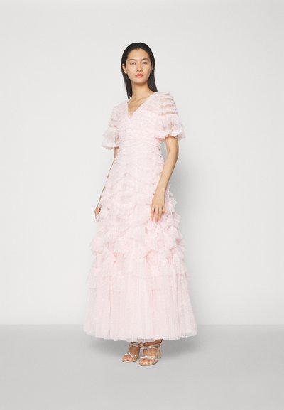 Needle & Thread PHOENIX V NECK GOWN - Occasion wear - peony pink