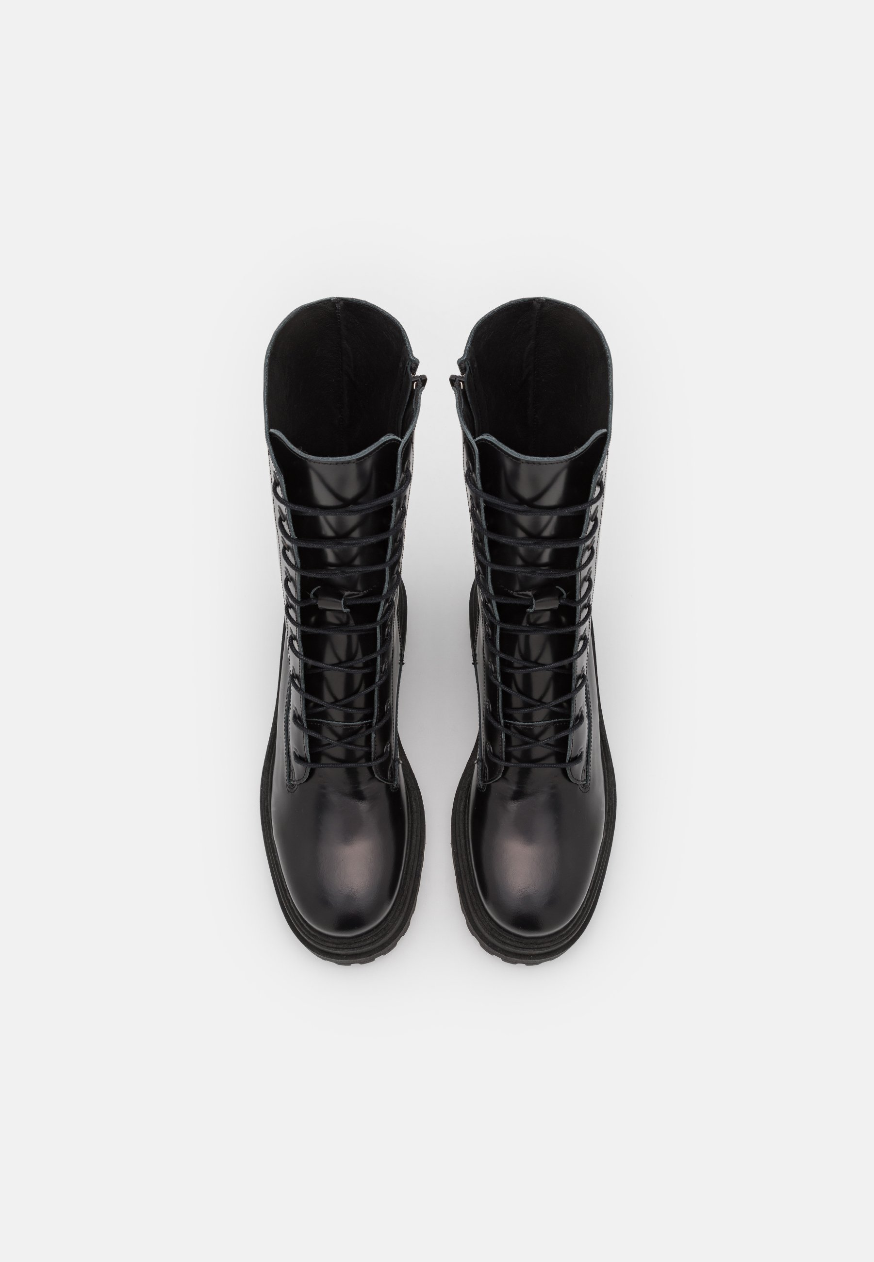 Women SLFASTA CHUNKY LACEUP BOOT - Platform boots Women SLFASTA CHUNKY LACEUP BOOT - Platform boots