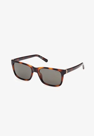 Guess RECHTECKIGE FORM - Sonnenbrille - havanna dunkel