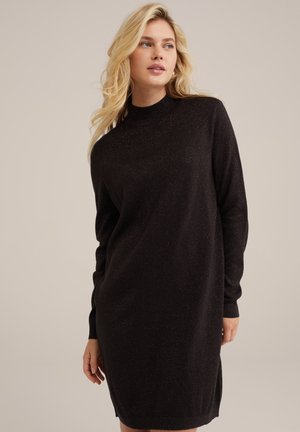 Gebreide jurk - black
