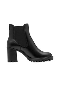 Tamaris ELEGANTE CHELSEA MIT TOUCH-IT ANTISHOKK - Platform-nilkkurit - black matt