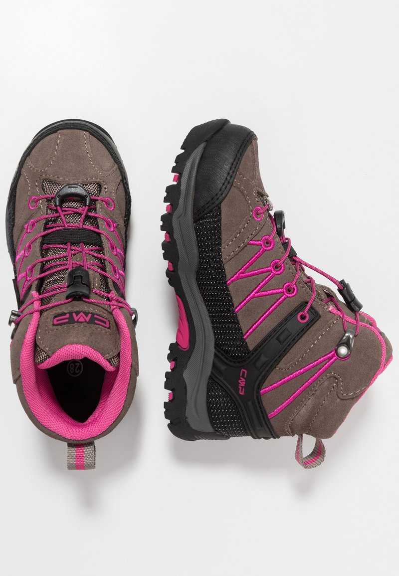 CMP KIDS RIGEL MID TREKKING SHOES WP UNISEX - Fjellsko - seppia/geraneo