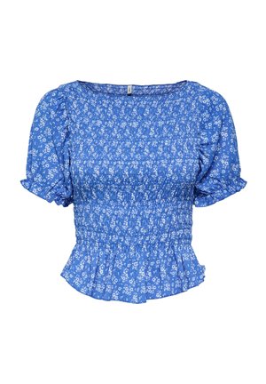 ONLY, ONLMOLLY S/S SMOCK TOP JRS - Blouse - ultramarine