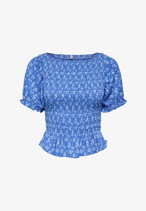 ONLY, ONLMOLLY S/S SMOCK TOP JRS - Blouse - ultramarine