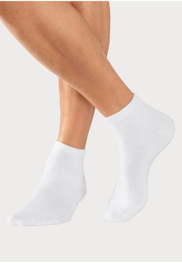 6 PACK - Socken -  schwarz grau meliert  weiß