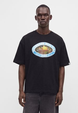 Billionaire Boys Club SAFARI STICKER - T-shirt imprimé - black