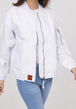 Džínová bunda - white