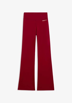 Freddy, WITH HIGH WAIST AND BESOM POCKET - Leggings - red