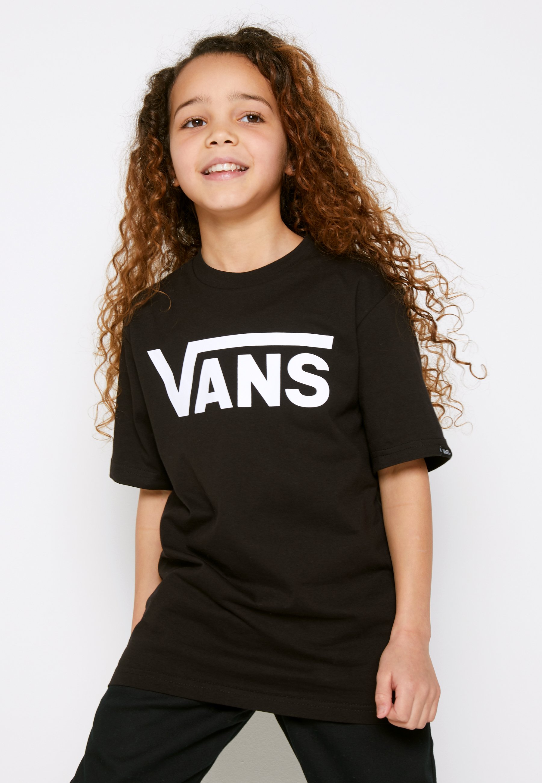 Vans VANS BOYS - T-shirts - black/white/sort -