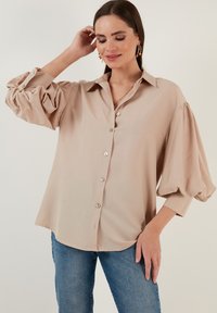 LELA LOOSE FIT - Overhemdblouse - stone