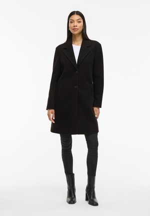 VICLAUDIA BUTTON - NOOS - Manteau classique - black beauty