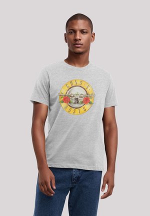GUNS 'N' ROSES VINTAGE BULLET LOGO - Print T-shirt - grey melange