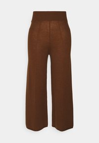 pure cashmere - LOOSE FIT PANTS - Broek - deep camel Miniatuurafbeelding 1