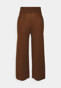 LOOSE FIT PANTS - Hlače - deep camel