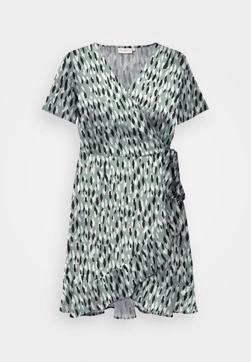 Damen Freizeitkleider | ONLY Carmakoma CARLIVIA WRAP KNEE DRESS Freizeitkleid balsam green/hellgrün - OX70735 Damen Freizeitkleider | ONLY Carmakoma CARLIVIA WRAP KNEE DRESS Freizeitkleid balsam green/hellgrün - OX70735