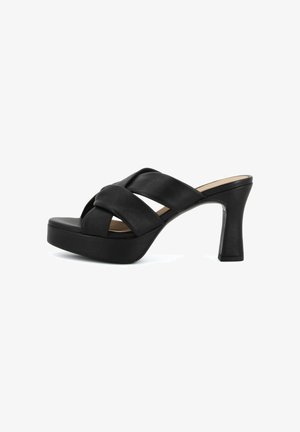 Unisa, CIABATTINE OCAN - Ciabattine con tacco - nero
