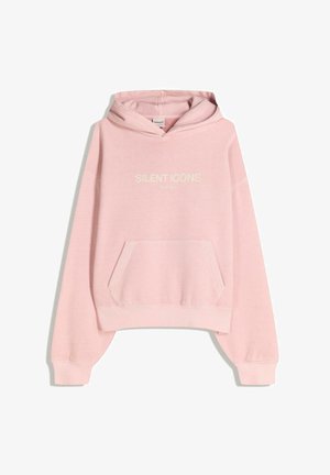 PRINTED - Pulover s kapuco - pink