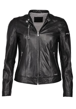 Leren jas - black