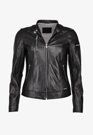 Lederjacke - black