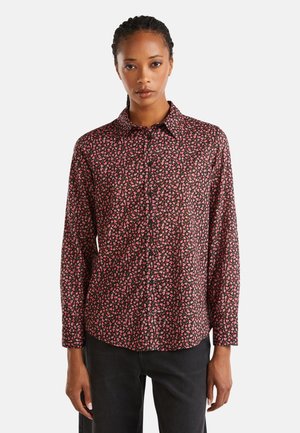 United Colors of Benetton PATTERNED - Blusa - black