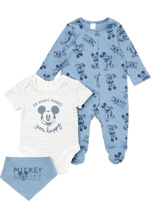MINNIE MOUSE SET - Body - weiß-hellblau c