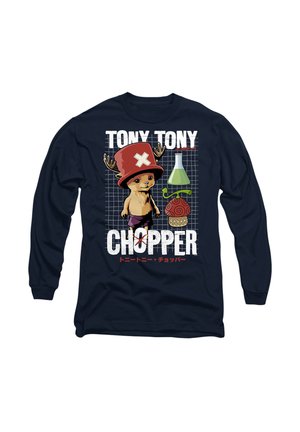 ONE PIECE CHOPPER SCHEMATIC FRONT - Long sleeved top - dark blue