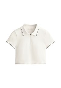 SEAMLESS SHORT-SLEEVED POLO - Polotričko - white