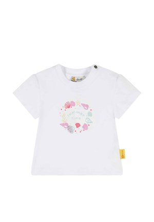 Steiff KURZARM CALIFORNIA DREAM - Camiseta estampada - bright white