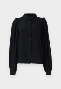 VMANI FRILL - Blouse - black