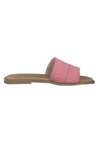 Tamaris Mules - mottled pink
