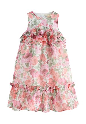 REGULAR FIT-FRILL VOLUMINOUS ORGANZA - Kokteiļkleita/ballīšu kleita - pink rosewell garden