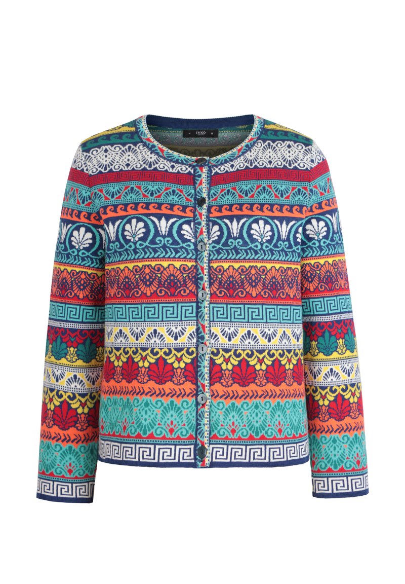 Ivko MEDITERRANEAN PATTERN - Vest - ink/turquoise - Zalando.nl