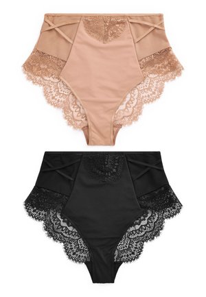 Next LIGHT CONTROL 2 PACK - Briefs - black nude