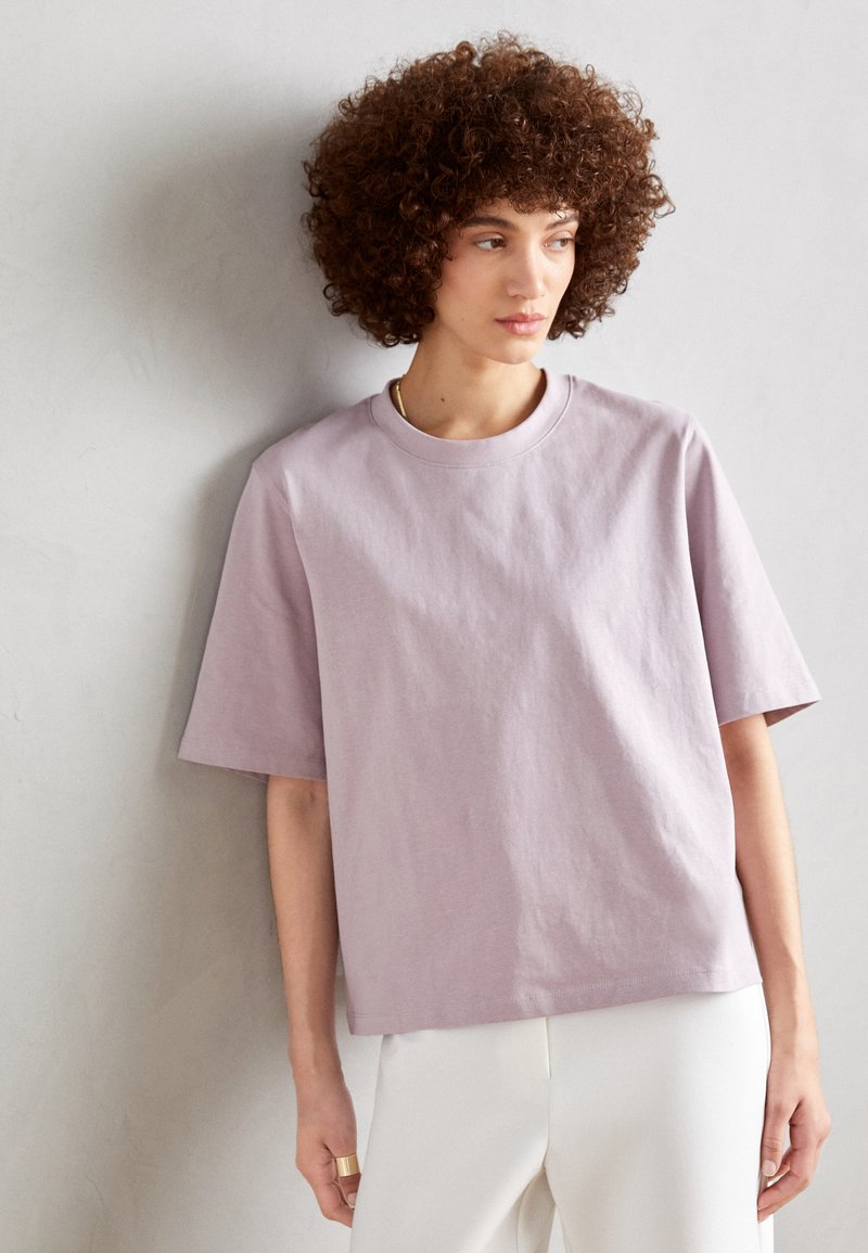 Lindex LOLA - Jednoduché tričko - light dusty lilac