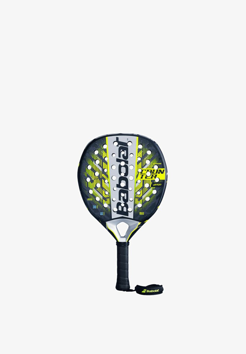 Babolat COUNTER VERON - Padelketjser - schwarz silber gelb