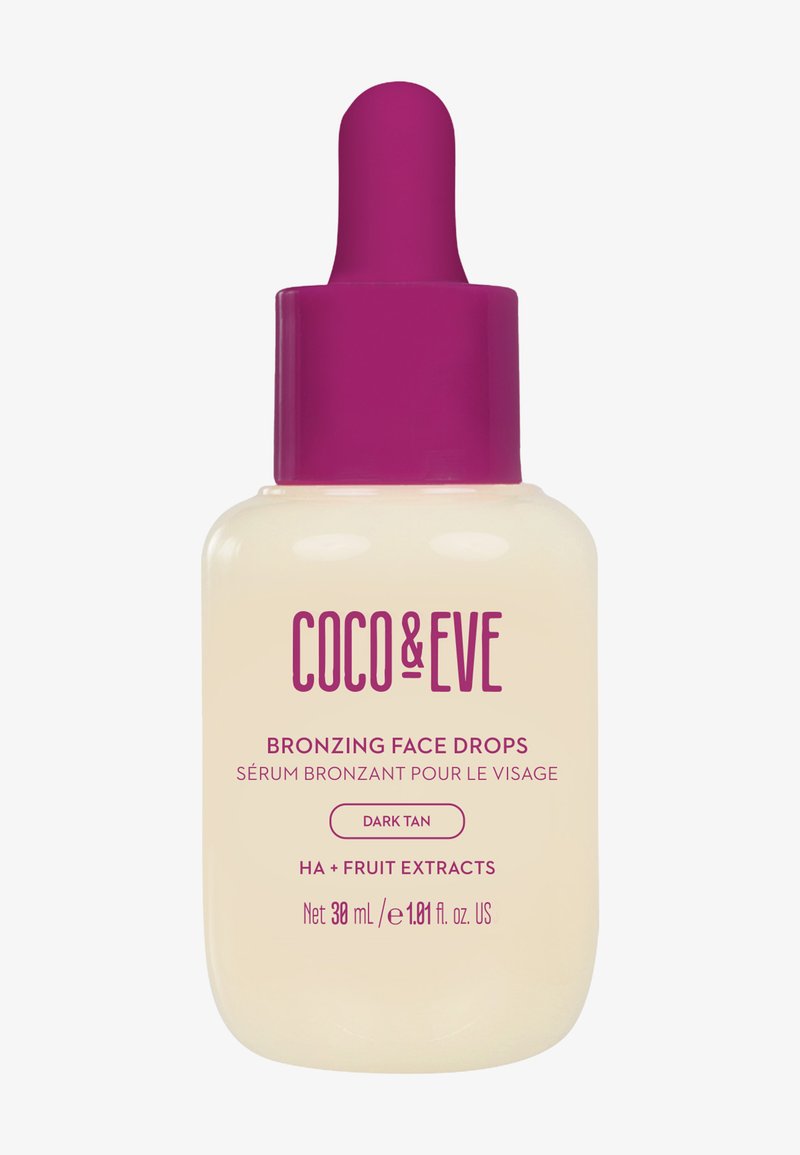 Coco & Eve - COCO & EVE BRONZING FACE DROPS (DARK TAN) - Brun-utan-sol, Förstora