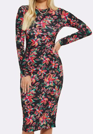 Robe fourreau - dark red