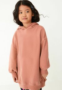 Next LONGLINE STANDARD - Sweat à capuche - rust brown