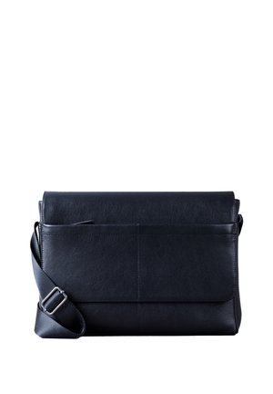 MESSENGER CRUMMOCK - Cross body bag - black