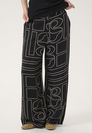 My Essential Wardrobe KELLY - Kalhoty - black aop