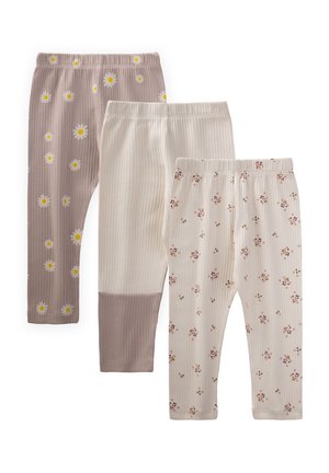 3 PACK - Leggings - Trousers - off white